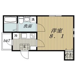 矢田駅 徒歩3分 2階の物件間取画像